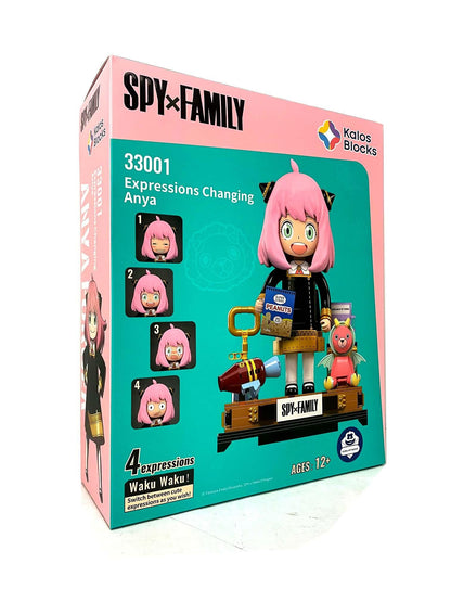 Kalos 31cm Anya Forger Face Changing Building Block Figure Spy X Family.