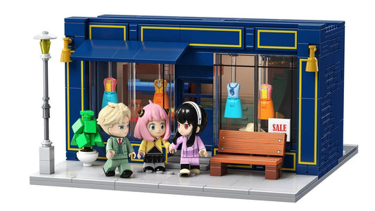 Kalos Spy X Family Forger Family's Adventure Building Block Set Tailor Shop.