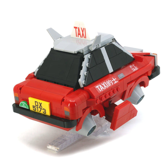 Kalos Hong Kong Machines Robot Red Taxi Building Block Set 586pcs 14+.