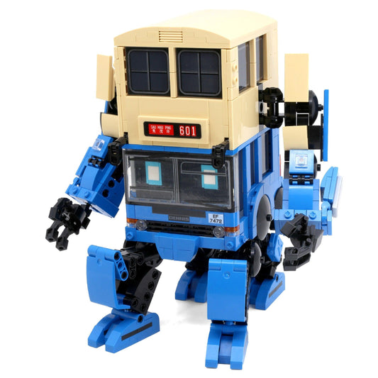 Kalos Hong Kong Machines Robot Bus Dennis Building Block Set 786pcs 14+.