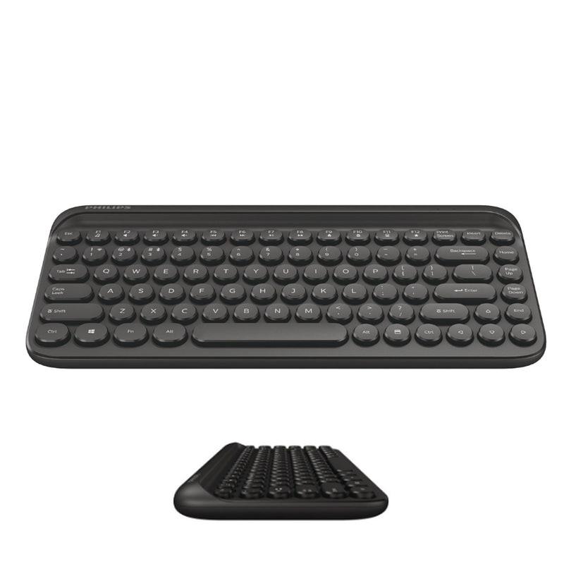 Philips Wireless Compact Keyboard BT 2.4Ghz Bluetooth Multi Device SPK6624.