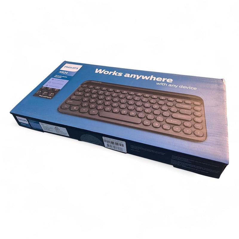 Philips Wireless Compact Keyboard BT 2.4Ghz Bluetooth Multi Device SPK6624.