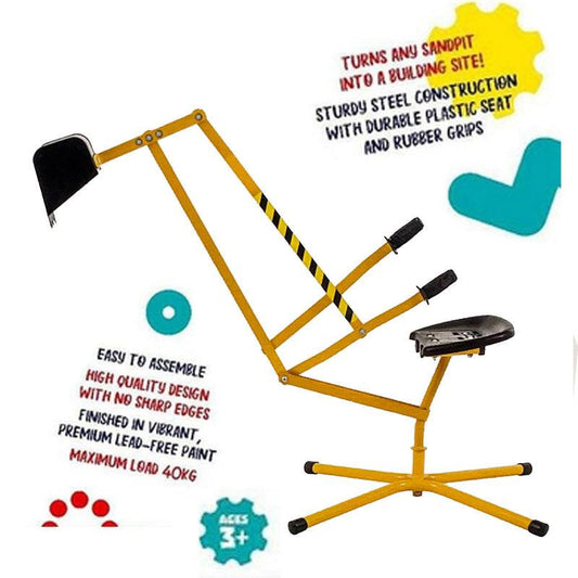 Multi Action Metal Sand Digger Backyard Sandpit Toy.