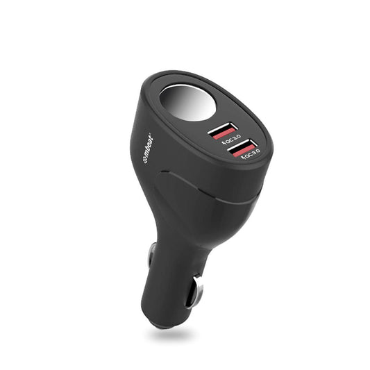 mbeat Gorilla Power Dual Port QC 3.0 Car Charger With Cigar Lighter Socket.