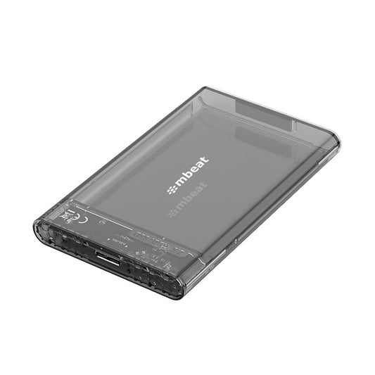 mbeat A1 See-Through Tool Free USB 3.0 2.5" SATA HDD Enclosure - Black.
