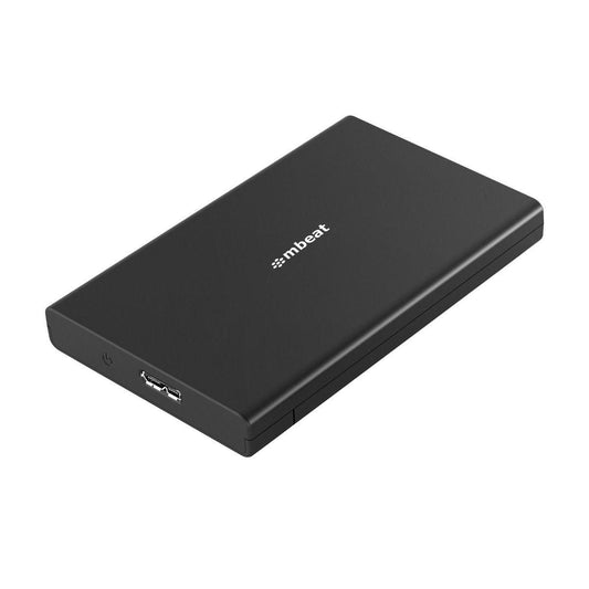 mbeat A2 Slim Tool-Free USB 3.0 2.5" SATA HDD Enclosure - Black.
