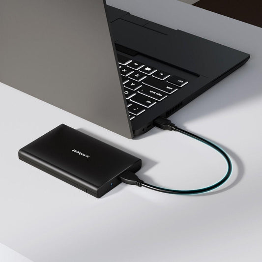 mbeat A2 Slim Tool-Free USB 3.0 2.5" SATA HDD Enclosure - Black.