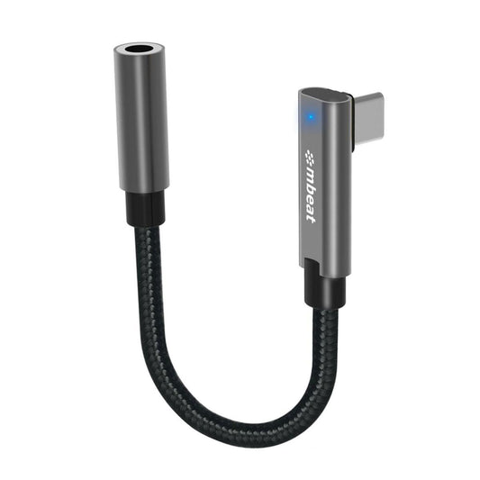 mbeat Elite USB-C to 3.5 Audio Adapter - Space Grey.