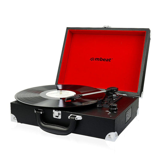 mbeat Retro Briefcase-styled USB Turntable.