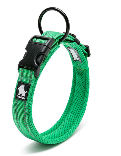 Heavy Duty Reflective Collar Grass Green 2XL.