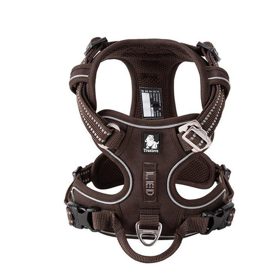 No Pull Harness Brown XL.