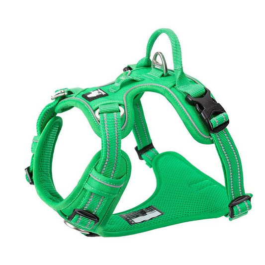 No Pull Harness Green M.