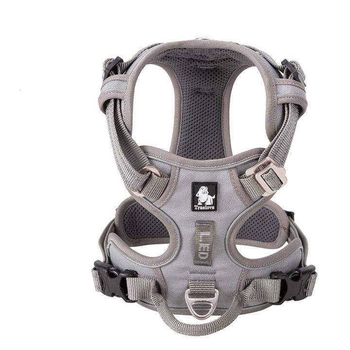 No Pull Harness Grey M.