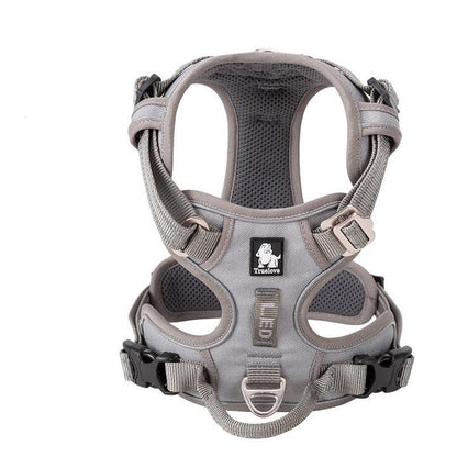 No Pull Harness Grey M.