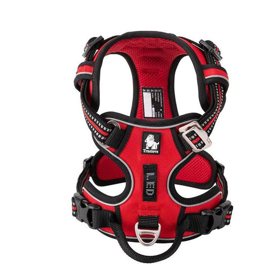 No Pull Harness Red M.