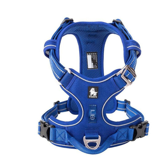 No Pull Harness Royal Blue L.