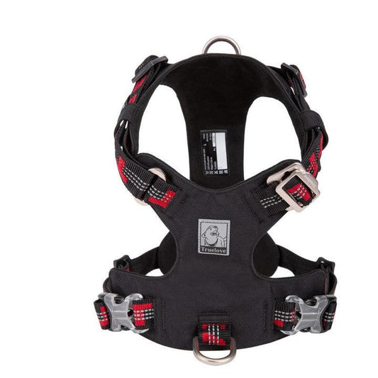 Lightweight 3M reflective Harness Black L.