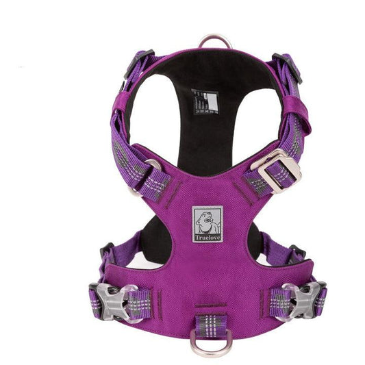 Lightweight 3M reflective Harness Purple L.