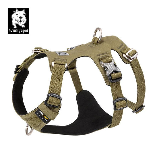 Whinhyepet Harness Army Green M.