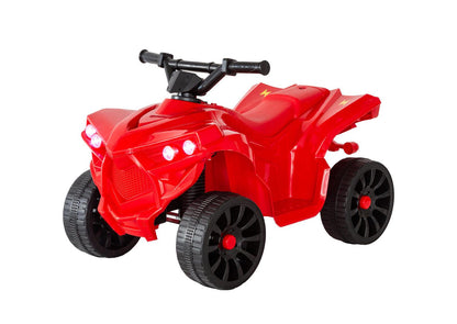 Rechargeable Ride-on Quad bike (Red) with Safe Braking System.