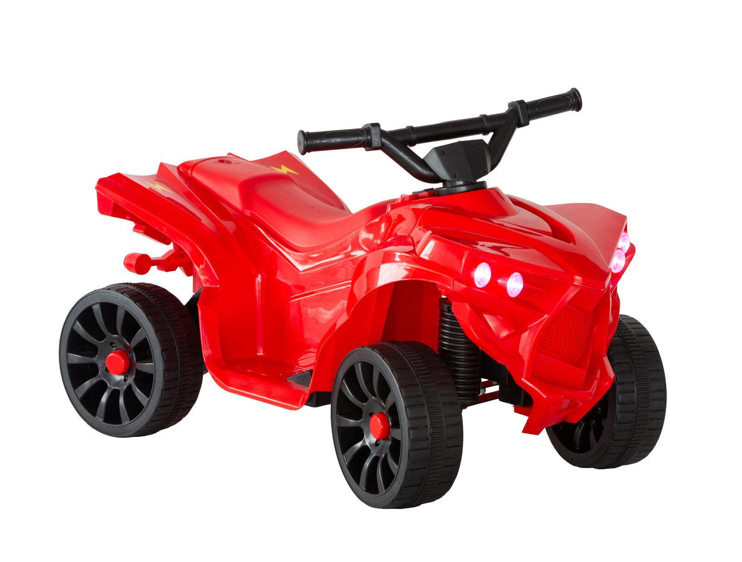 Rechargeable Ride-on Quad bike (Red) with Safe Braking System.