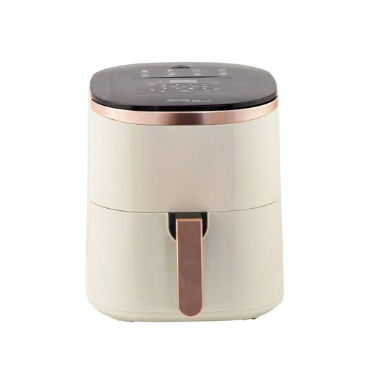 7L Digital Air Fryer with 8 pre-set Touch-control Cooking Programs - Cream.