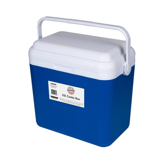 33L Portable Cooler Box Ice Chest for Picnic, Camping, Fishing, Caravan.