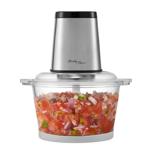 Large Powerful Food Chopper/ Stainless Steel/ 2kg Capacity/ 300W.