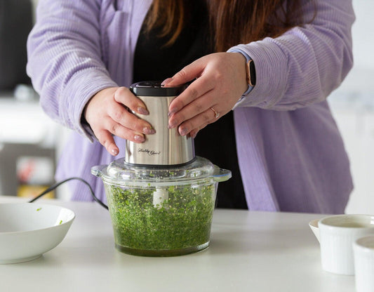 Large Powerful Food Chopper/ Stainless Steel/ 2kg Capacity/ 300W.