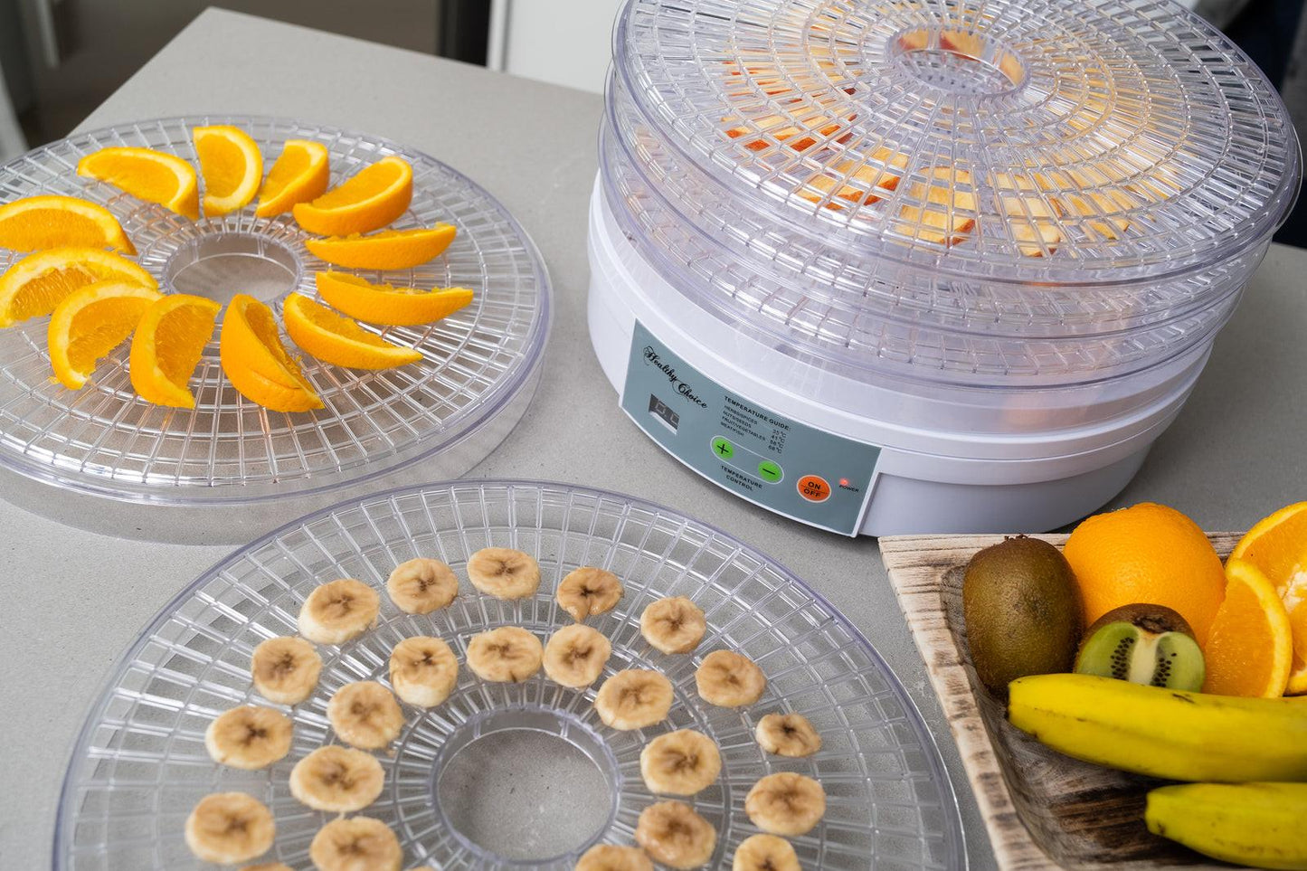 European Design Food Dehydrator/ Preserver w/ 2 Power Levels.