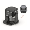 5L 2in1 Air Fryer and Grill, 1400W, Digital Touch Control, Clear Glass Cooking Basket