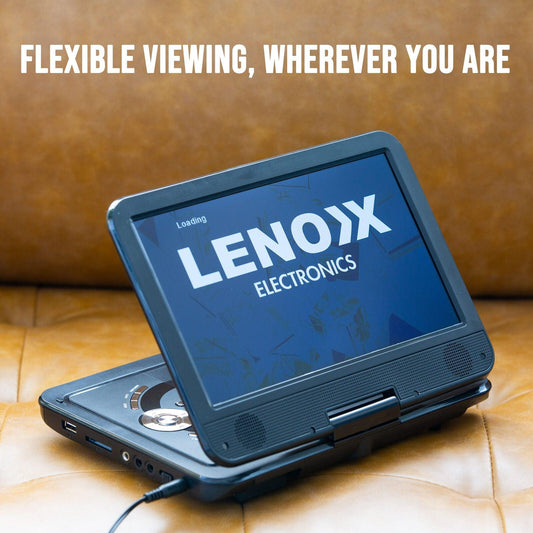 10.1" Portable DVD Player w/ 270-Degrees Swivel-Screen & Rechargeable.
