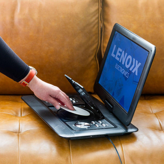15.4" Swivel Portable DVD Player & Screen, Rechargeable Entertainment.