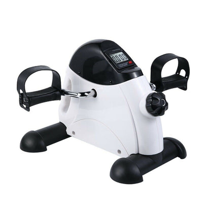 Portable Pedal Exerciser w/ LCD Monitor Tracking (Black & White).