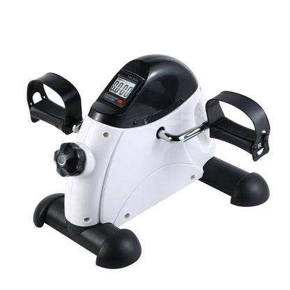 Portable Pedal Exerciser w/ LCD Monitor Tracking (Black & White).