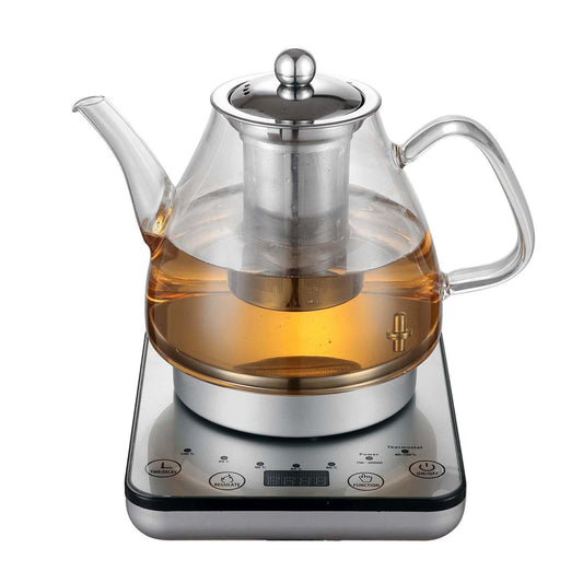 1.2L Digital Glass Kettle w/ Electric Tea Pot & Infuser 800W.