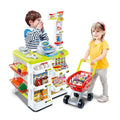 Children's Home Supermarket w/ Toy Cash Register, Trolly, Fruit & More.