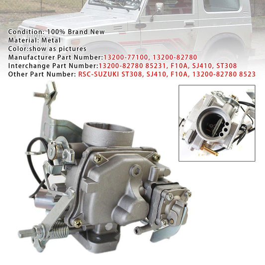Carburetor 13200-77100 For Suzuki SJ410 F10A ST100 LJ81 Samurai Carry ST308.