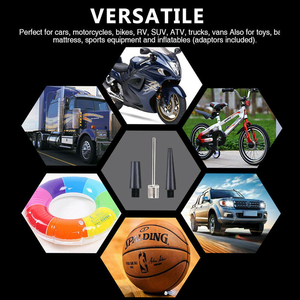 12V 150PSI Car Air Compressor Portable Tyre Deflator Inflator Pump 4WD Car Truck.