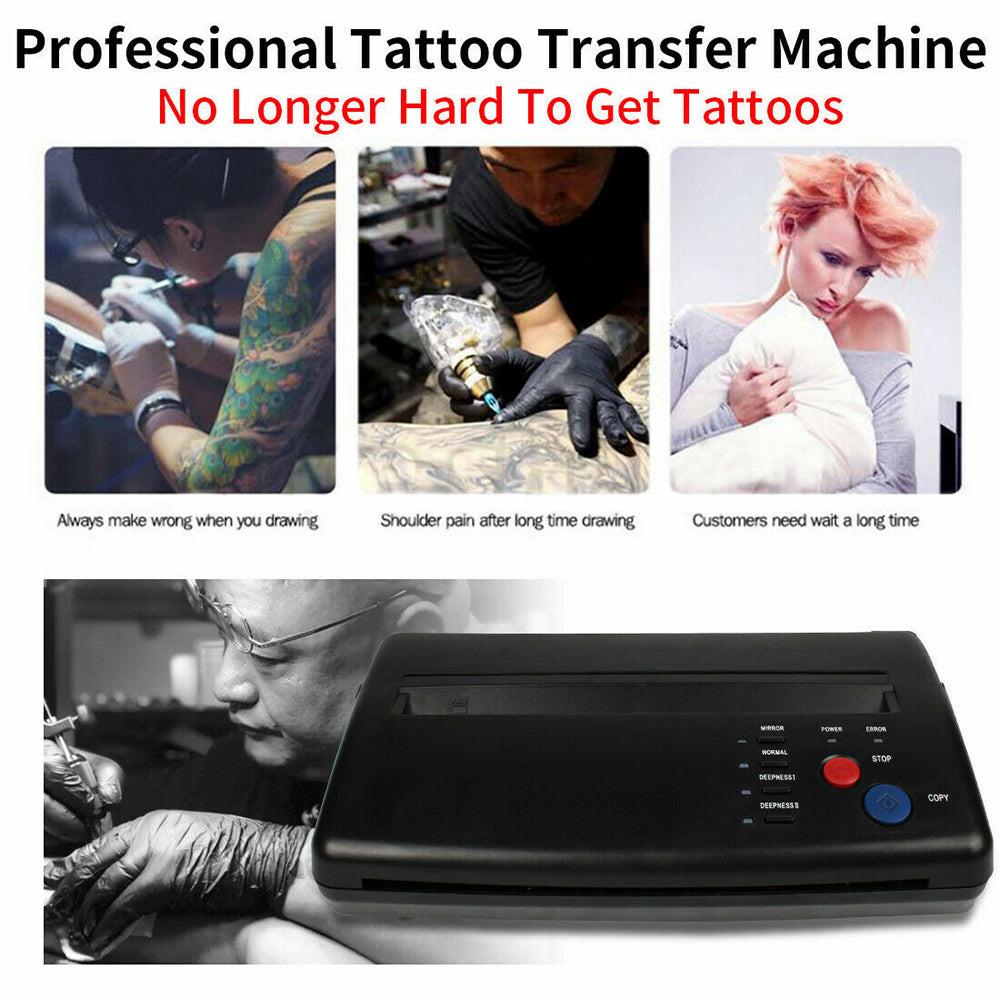 ABS Tattoo Transfer Copier Printer Machine Thermal Stencil Paper Body Art Maker.