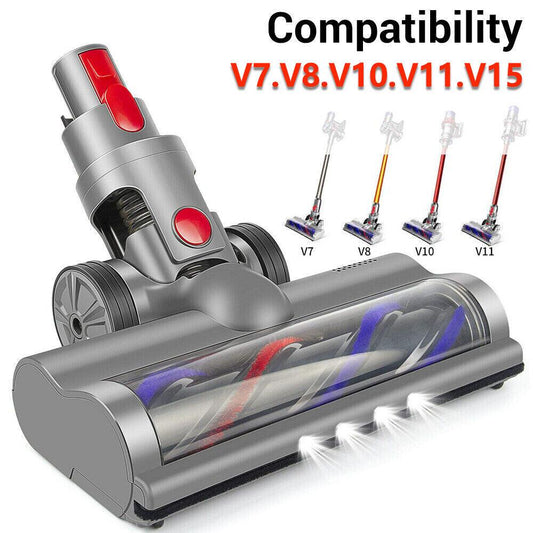 LED Roller Brush Head Floor Tool DYSON V7 V8 V10 V11 V15 SV12 SV14 Vacuum Carp.