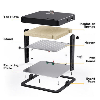 Chick Brooder Heating Plate Warmer Chicken Coop Brooding Heater Poultry Durable