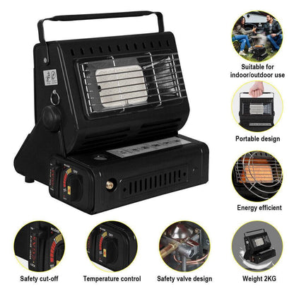 Portable Butane Gas Heater Cooker Camping Tent Outdoor Hiking Camper Survival AU.