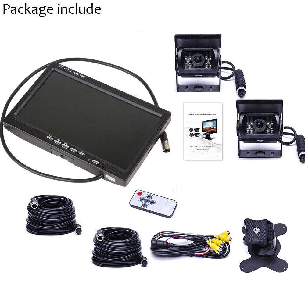 7'' Waterproof Monitor Reversing  Kit For Truck Caravan.