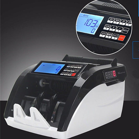 Australian Note Bill Money Cash Counter Machine with Value Count 4" LED Display
