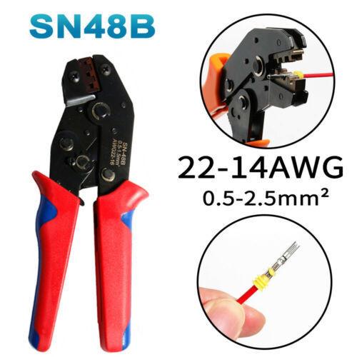 Assorted Waterproof Insulated Electrical Wiring Connectors Crimp Terminals Plier.