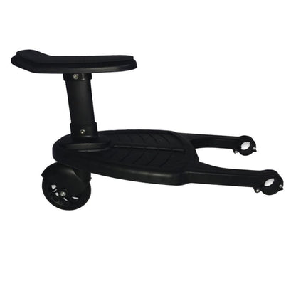 Stroller Step Board Toddler Buggys Wheel Standing Board Skateboard For Pram Kids Black.