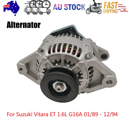 Alternator Suitable for Suzuki Vitara ET 1.6L G16A 01/89 - 12/94 Alternator AU.