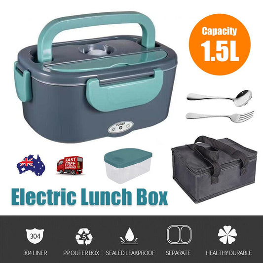 Electric Lunch Box Food Warmer Portable Leakproof Food Heater Car Home Picnic.