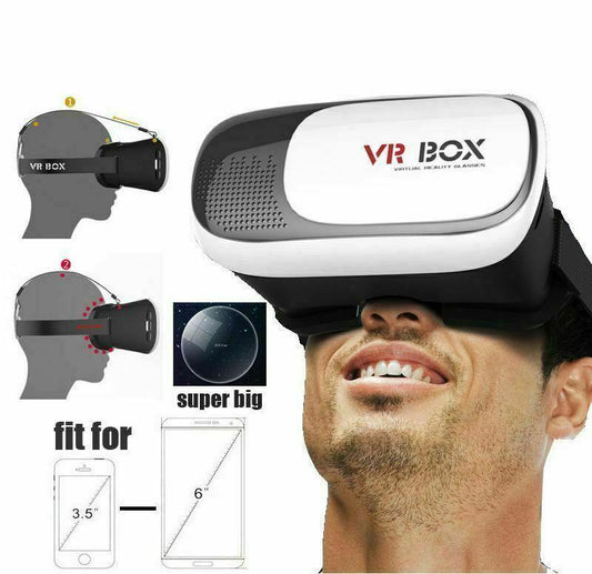 3D VR BOX Headset 2.0 Virtual Reality Glasses Goggles for Android smartphone.